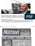 Fighting Project Monarch & Mk-Ultra - The Bush Family, Satanism & Crimes Against America - Fighting Monarch