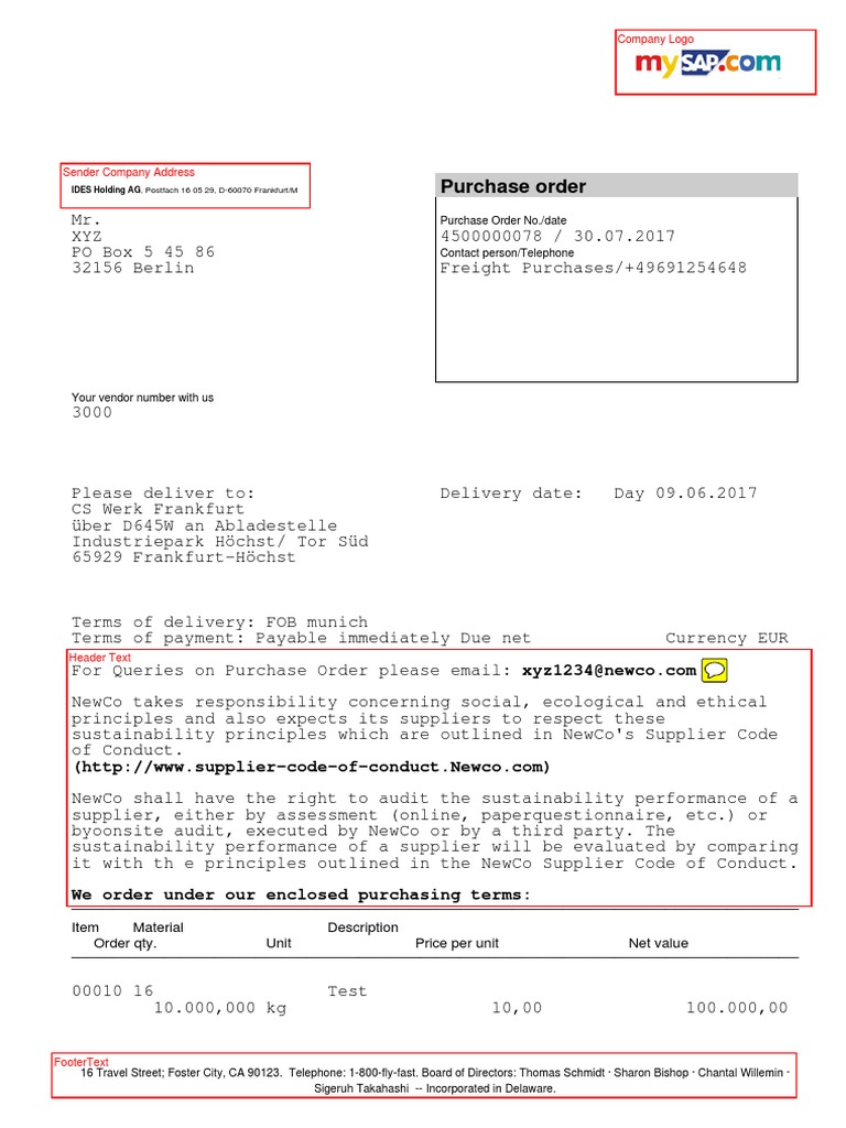 Template - Procurement Forms - Layout | PDF | Indemnity | Invoice