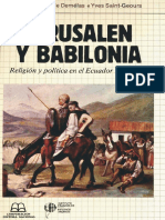 Demelas Marie Danielle Y Saint Geours Yves - Jerusalen Y Babilonia Religion Y Politica en El Ecuador 1780 - 1880 PDF