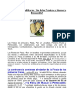 Cuando Es Yom HaBikurím o PRIMEROS FRUTOS PDF