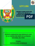 Decreto Legislativo Que Regula El Uso de La Fuerza Por Parte de La Policia Nacional Del Perú