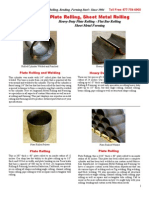 Heavy-Duty Plate Rolling - Flat Bar Rolling Sheet Metal Forming