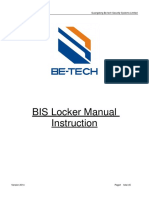 BIS Locker Manual Instruction