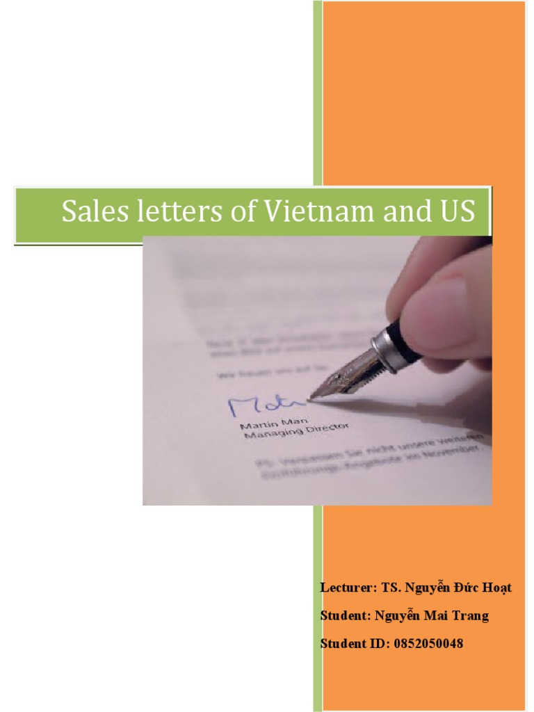 Sales Letters Comparison | PDF | Vietnam | Newsweek