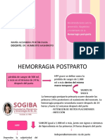 Hemorragia post parto - Atonía uterina 