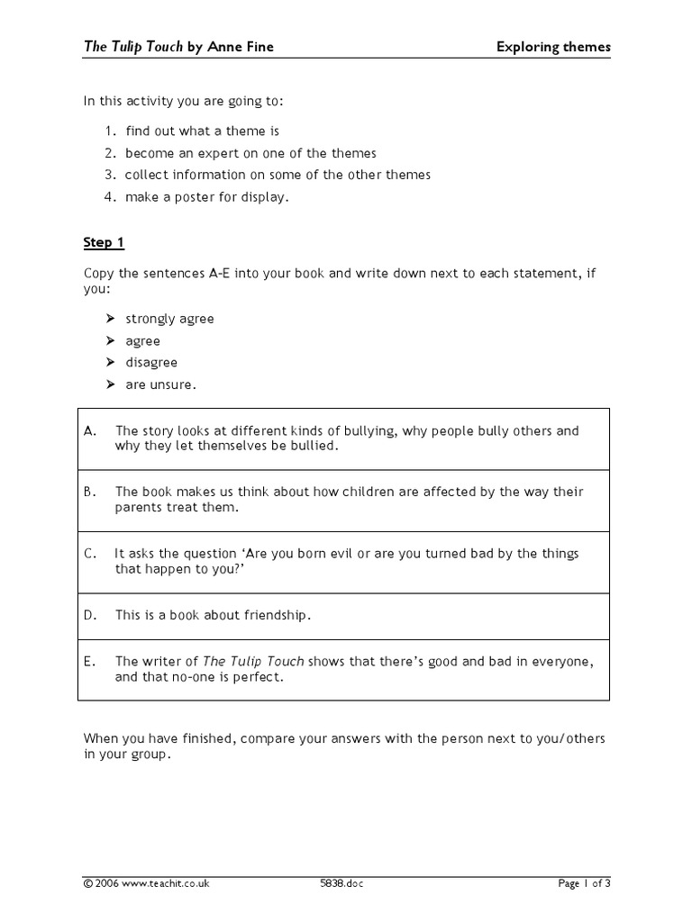 Tulip touch essay help 03 picture