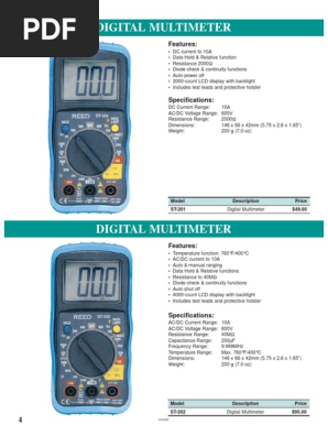 Image of Fluke 3001 FC multimeter spare parts