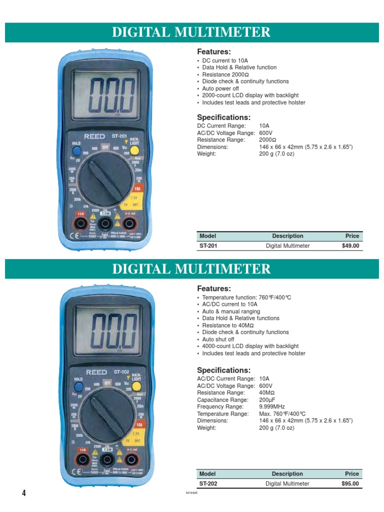 REED Instruments Milli-Ohmmeter K5090 - The Home Depot