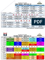 Horario Jairo 2019