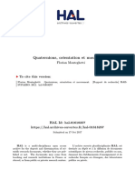 TIPE - Quaternions Orientation Et Mouvement