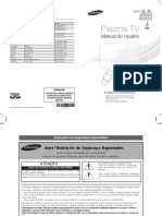 Plasma TV: Manual Do Usuário