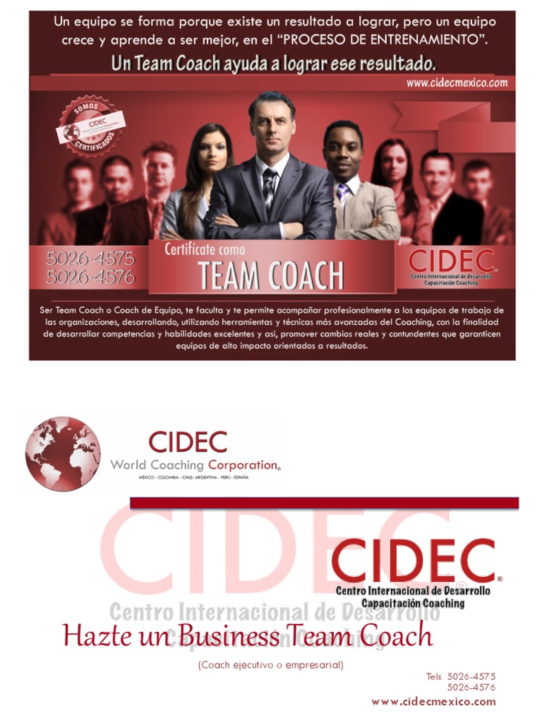Certificación en Business Team Coaching | PDF | Liderazgo ...