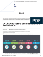 La Línea de Tiempo Como Recurso de Aprendizaje