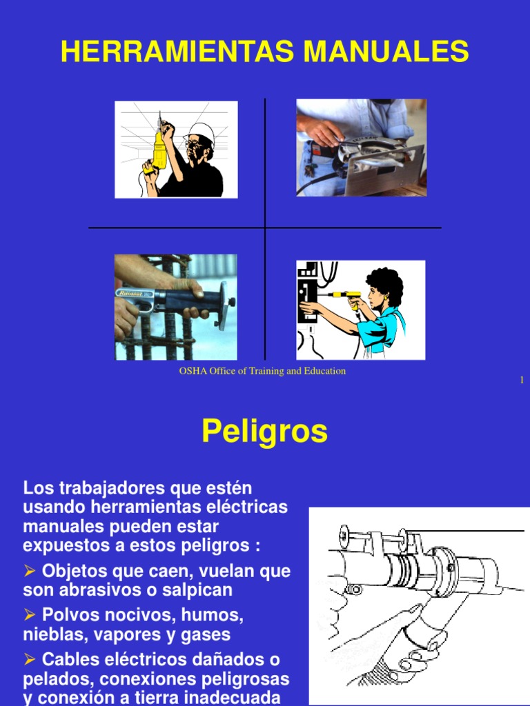 Seguridad en el Uso de Herramientas Manuales | PDF | Administración de ...