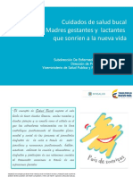 Cuidados Salud Bucal Gestantes y Primera Infancia