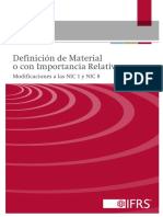 Modificaciones NIC 1 y NIC 8 24284 - ES - DefinitionofMaterial - October2018 PDF