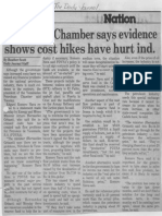 Petroleum Chamber Says Evidence Shows Cost Hikes Have Hurt Ind. The Daily Journal 08.04.1987