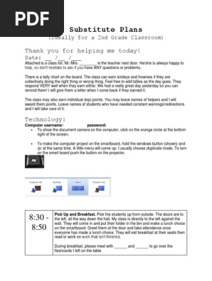 substitute plans