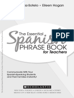 Essential Spanish Phrase Book For Teachers PDF