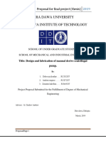 Dira Dawa University Dira Dawa Institute of Technology: Proposal For Final Project (Thesis)