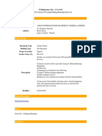 TI Reference No.: 31841006 Title: Provision of Casing/Tubing Running Services