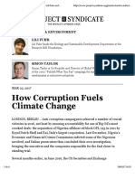 How Corruption Fuels Climate Change