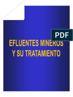 Efluentes Mineros y Su Tratamiento PDF