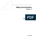 Nsepy Documentation: Release 1.0
