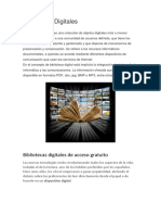 Bibliotecas Digitales de Acceso Gratuito1