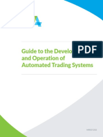FIA Guide To The Development and Operation of Automated Trading Systems