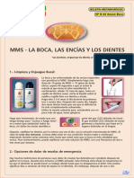 MMS para la salud bucal - limpieza, dolor de muelas y blanqueamiento