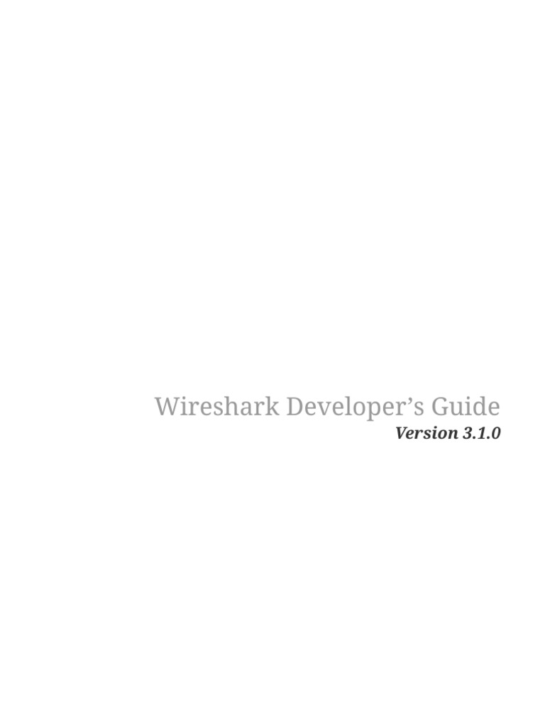 Wireshark Developer-Guide PDF | PDF | Linux Distribution | Command Line ...