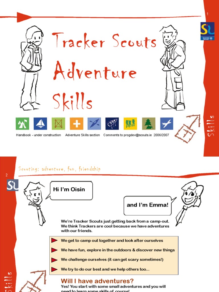 Tracker Scouts: Adventure | PDF | Camping | Scouting