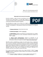 2015 Boletin P073 - Declaracion de La Marca