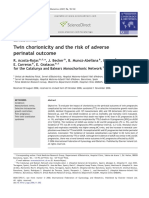 Corionicidad - Riesgo de Outcome Perinatal Adverso - Acosta-Rojas 2007 PDF