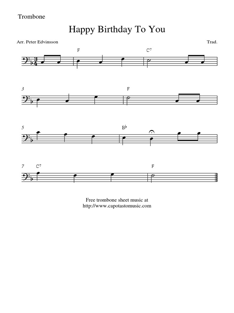 Happy Birthday To You Trombone See more ideas about trombone, band jokes, band geek. happy birthday to you trombone