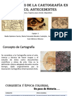 Desarrollo de La Cartografía en México, Antecedentes 