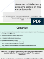 Presentación Conflictividad Ambiental Por Monocultivos de Palma Aceitera Tibú-Norte de Santander 4 Encuentro Zonas Reserva Campesina 2014