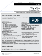 Application: Work Visa