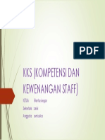 KKS (Kompetensi Dan Kewenangan Staff)