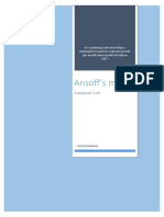 Ansoff's Matrix: Analytical Tool