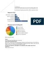 The Charts Below Show Reasons For Travel and The Main Issues For The Travelling Public in The US in 2009