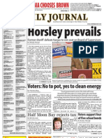 Horsley Prevails: California Chooses Brown