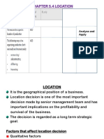 Chapter 5.4 Location: Analyse and Apply