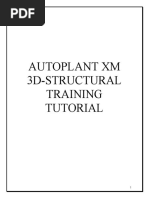 Autoplant XM 3D-Structural Training Tutorial