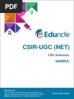 Csir - Ugc (Net) : Life Sciences