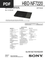 Sony hbd-nf7220 Service Manual