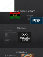 The Wakandan Culture