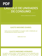 Cálculo de Unidades de Consumo de Agua | PDF | Agua