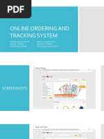 Online Ordering and Tracking System